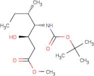 tert-Butyl (2r,3s,4s)-1-(methoxycarbonyl)-2-hydroxy-4-methylhexan-3-ylcarbamate