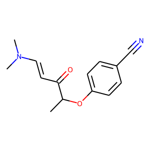 4-{[(4E)-5-(Dimethylamino)-3-oxopent-4-en-2-yl]oxy}benzonitrile