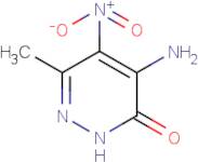 4-Amino-6-methyl-5-nitropyridazin-3(2H)-one