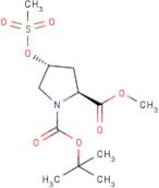 (3R,5S)-1-(tert-Butoxycarbonyl)-5-(methoxycarbonyl)pyrrolidin-3-yl methanesulfonate