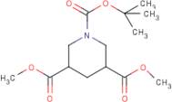 1-tert-Butyl 3,5-dimethyl piperidine-1,3,5-tricarboxylate