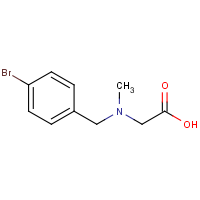 2-(N-(4-Bromobenzyl)-n-methylamino)acetic acid