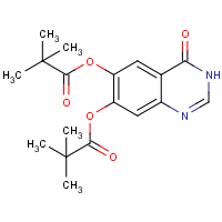 2,2-Dimethyl-propionic acid 7-(2,2-Dimethyl-propionyloxy)-4-oxo-3,4-dihydro-quinazolin-6-yl ester