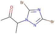 3-(3,5-Dibromo-1H-1,2,4-triazol-1-yl)butan-2-one