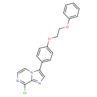 3-(4-(2-Phenoxyethoxy)phenyl)-8-chloroimidazo[1,2-a]pyrazine