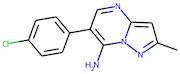 6-(4-Chlorophenyl)-2-methylpyrazolo[1,5-a]pyrimidin-7-amine