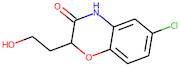 6-Chloro-2-(2-hydroxyethyl)-3,4-dihydro-2H-1,4-benzoxazin-3-one