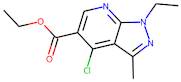 Ethyl 4-chloro-1-ethyl-3-methyl-1H-pyrazolo[3,4-b]pyridine-5-carboxylate