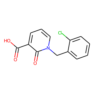 1-[(2-Chlorophenyl)methyl]-2-oxo-1,2-dihydropyridine-3-carboxylic acid