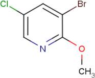 3-Bromo-5-chloro-2-methoxypyridine