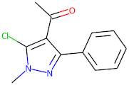 1-(5-Chloro-1-methyl-3-phenyl-1H-pyrazol-4-yl)ethan-1-one