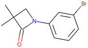 1-(3-Bromophenyl)-3,3-dimethylazetidin-2-one