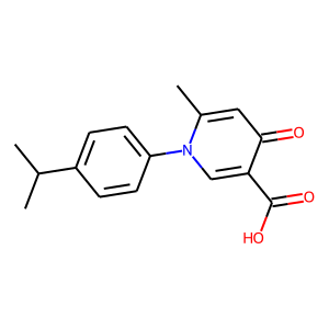 6-Methyl-4-oxo-1-[4-(propan-2-yl)phenyl]-1,4-dihydropyridine-3-carboxylic acid