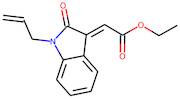 Ethyl 2-[(3E)-2-oxo-1-(prop-2-en-1-yl)-2,3-dihydro-1H-indol-3-ylidene]acetate