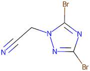 2-(3,5-Dibromo-1H-1,2,4-triazol-1-yl)acetonitrile