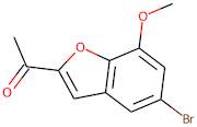 1-(5-Bromo-7-methoxy-1-benzofuran-2-yl)ethan-1-one