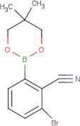 3-Bromo-2-cyanobenzeneboronic acid neopentyl glycol ester