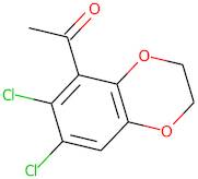 1-(6,7-Dichloro-2,3-dihydro-1,4-benzodioxin-5-yl)ethan-1-one