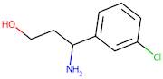 3-Amino-3-(3-chlorophenyl)propan-1-ol