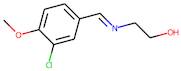 2-[(E)-[(3-Chloro-4-methoxyphenyl)methylidene]amino]ethan-1-ol