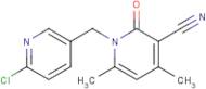 1-[(6-Chloropyridin-3-yl)methyl]-4,6-dimethyl-2-oxo-1,2-dihydropyridine-3-carbonitrile