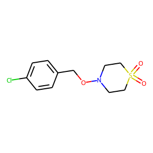 4-[(4-Chlorophenyl)methoxy]-1λ6-thiomorpholine-1,1-dione