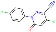 4-Chloro-1-(4-chlorophenyl)-6-oxo-1,6-dihydropyridazine-3-carbonitrile