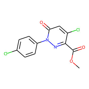 Methyl 4-chloro-1-(4-chlorophenyl)-6-oxo-1,6-dihydropyridazine-3-carboxylate