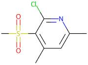 2-Chloro-3-methanesulfonyl-4,6-dimethylpyridine