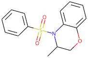 4-(Benzenesulfonyl)-3-methyl-3,4-dihydro-2H-1,4-benzoxazine