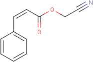 Cyanomethyl (2Z)-3-phenylprop-2-enoate