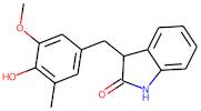 3-[(4-Hydroxy-3-methoxy-5-methylphenyl)methyl]-2,3-dihydro-1H-indol-2-one