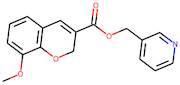 (Pyridin-3-yl)methyl 8-methoxy-2H-chromene-3-carboxylate