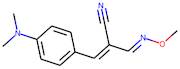 (2Z)-3-[4-(Dimethylamino)phenyl]-2-[(1E)-(methoxyimino)methyl]prop-2-enenitrile