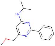 6-(Methoxymethyl)-2-phenyl-N-(propan-2-yl)pyrimidin-4-amine