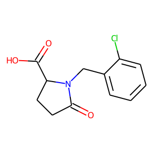 1-[(2-Chlorophenyl)methyl]-5-oxopyrrolidine-2-carboxylic acid