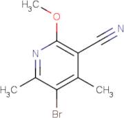 5-Bromo-2-methoxy-4,6-dimethylpyridine-3-carbonitrile