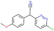 2-(6-Chloropyridazin-3-yl)-2-(4-methoxyphenyl)acetonitrile