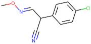 (3E)-2-(4-Chlorophenyl)-3-(methoxyimino)propanenitrile