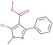 Methyl 5-chloro-1-methyl-3-phenyl-1H-pyrazole-4-carboxylate