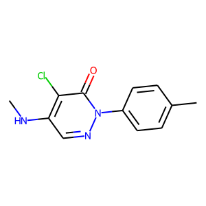 4-Chloro-5-(methylamino)-2-(4-methylphenyl)-2,3-dihydropyridazin-3-one