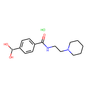 4-{[2-(Piperidin-1-yl)ethyl]carbamoyl}benzeneboronic acid hydrochloride