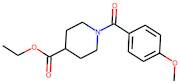 Ethyl 1-(4-methoxybenzoyl)piperidine-4-carboxylate