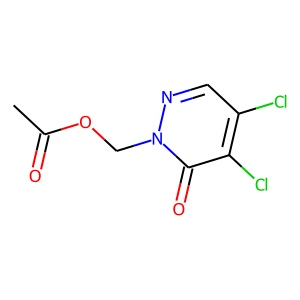 (4,5-Dichloro-6-oxo-1,6-dihydropyridazin-1-yl)methyl acetate