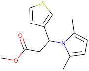 Methyl 3-(2,5-dimethyl-1H-pyrrol-1-yl)-3-(thiophen-3-yl)propanoate