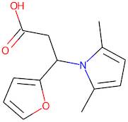 3-(2,5-Dimethyl-1H-pyrrol-1-yl)-3-(furan-2-yl)propanoic acid