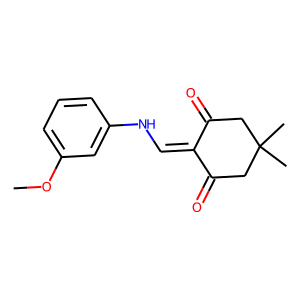 2-{[(3-Methoxyphenyl)amino]methylidene}-5,5-dimethylcyclohexane-1,3-dione