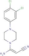 (2Z)-3-Amino-3-[4-(3,4-dichlorophenyl)piperazin-1-yl]prop-2-enenitrile