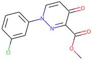 Methyl 1-(3-chlorophenyl)-4-oxo-1,4-dihydropyridazine-3-carboxylate