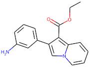 Ethyl 2-(3-aminophenyl)indolizine-1-carboxylate